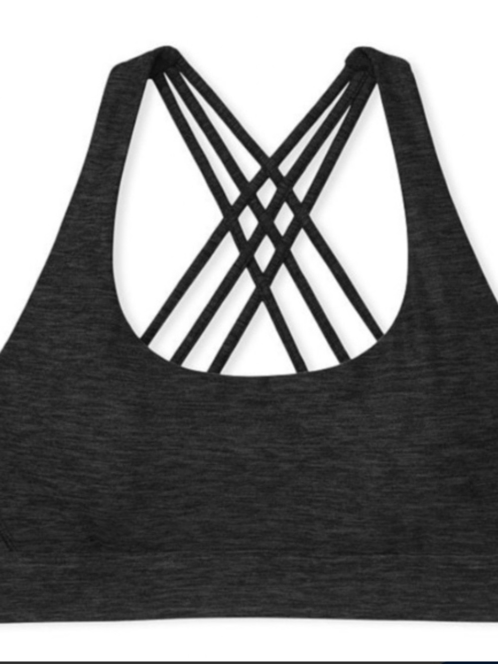 NEW! Victoria’s Secret VS Sport Essential Strappy Sports Bra Gray Size Large